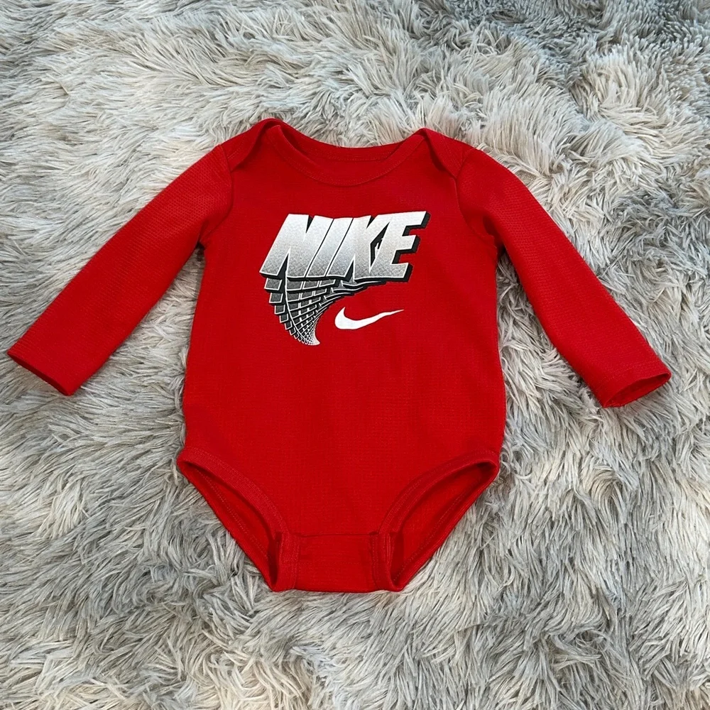 Nike Red Baby One Piece
